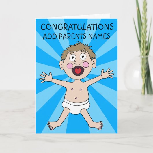 Gefeliciteerd nieuwe ouders Kaart (Voorkant)