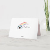 Gefeliciteerd nieuwe teckel kaart (Achterkant)