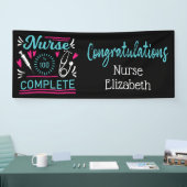 Gefeliciteerd Nurse Afstuderen Spandoek (Beurs)