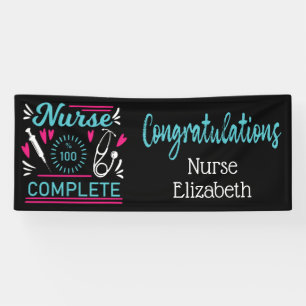 Gefeliciteerd Nurse Afstuderen Spandoek