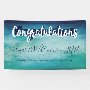 Gefeliciteerd Nurse Practitioner Medical Afstudeer Spandoek