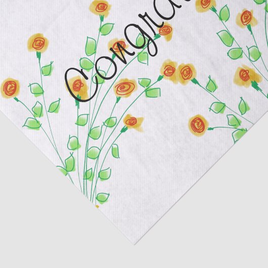 Gefeliciteerd ontwerper Tissue Paper Tissuepapier (Detail)