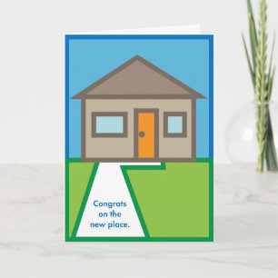 Gefeliciteerd op de nieuwe plaats kaart