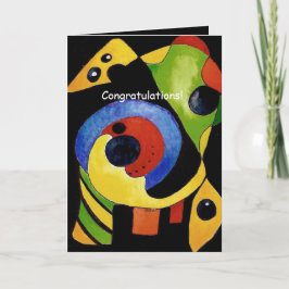 Gefeliciteerd op je afstuderen kaart