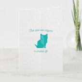 Gefeliciteerd | Origami Bedankkaart (Voorkant)