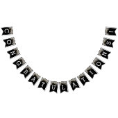 Gefeliciteerd Palms Black Gold Vlaggetjes (Alle)