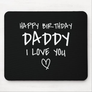 Gefeliciteerd papa ik hou van je vader verjaardag muismat