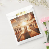 Gefeliciteerd papieren tas bedankzakje (Gezegeld)