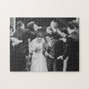 Gefeliciteerd Passen getrouwd Wedding Foto Legpuzzel