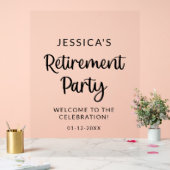 Gefeliciteerd Pensioenfeest Welkom Acryl Teken Acryl Bord (Huwelijk)