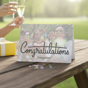 Gefeliciteerd Persoonlijke Kaart