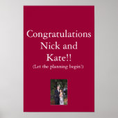 Gefeliciteerd Poster (Voorkant)