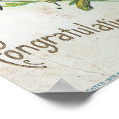 Gefeliciteerd Poster (Hoek)