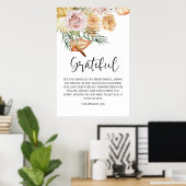 Gefeliciteerd Poster Gelukkig Thanksgiving (Thuiskantoor)