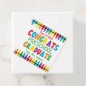 Gefeliciteerd Preschool Afstuderen Bedankjes Labels (In situ)