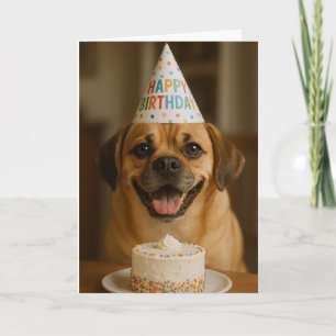 Gefeliciteerd Puggle Kaart