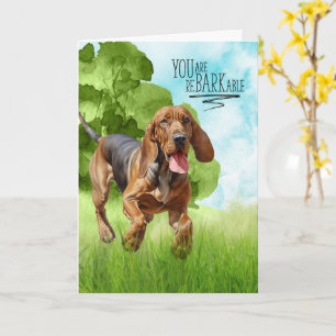 Gefeliciteerd reBARKable Bloodhound Hond Kaart