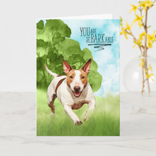 Gefeliciteerd reBARKable Bull Terrier Hond Kaart