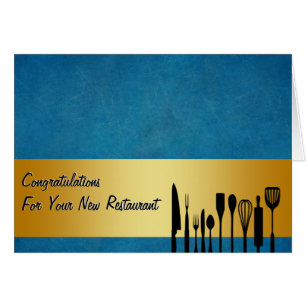 Gefeliciteerd Restaurant Nieuw Visitekaartje