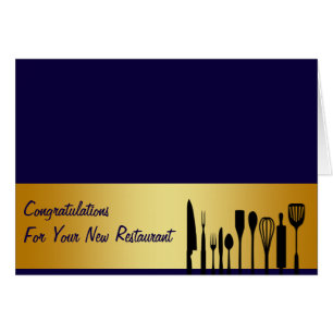 Gefeliciteerd Restaurant Nieuw Visitekaartje