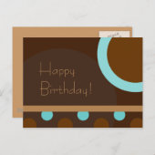 Gefeliciteerd! Retro 103 Briefkaart (Voorkant / Achterkant)