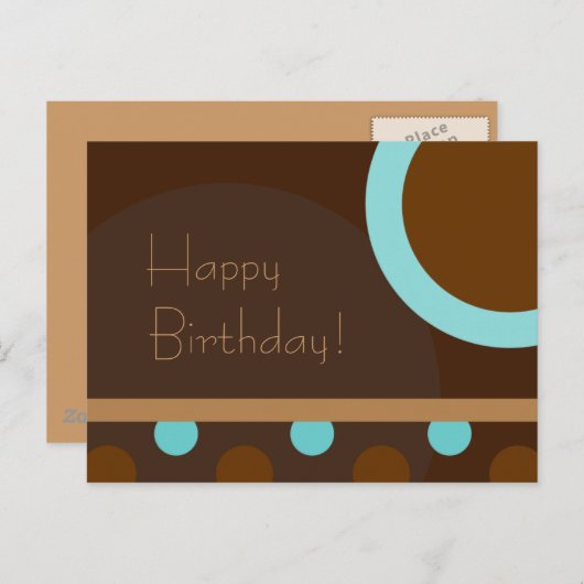 Gefeliciteerd! Retro 103 Briefkaart (Voorkant / Achterkant)