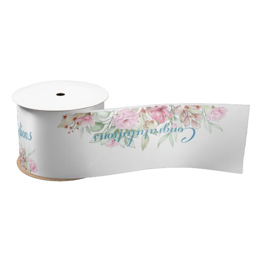 Gefeliciteerd Ribbon Lint (Spoel)