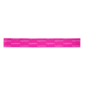 Gefeliciteerd roze wit lint (Voorkant)