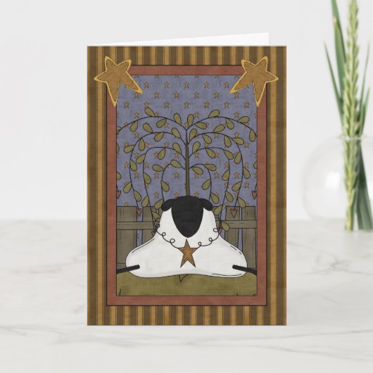 Gefeliciteerd Schaap Kaart (Voorkant)