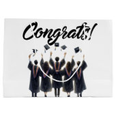 Gefeliciteerd School Afstudeerders Groot Cadeauzakje (Achterkant)