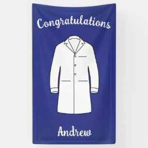 Gefeliciteerd School of Medicine White Coat Spandoek