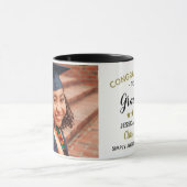 Gefeliciteerd Sjabloon Foto Afstuderen Afstuderen Mok (Midden)