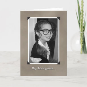 Gefeliciteerd Smarty Pants Funny Afstuderen Card Kaart