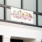Gefeliciteerd Spandoek (Buitenkant Gebouw)