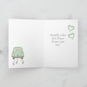 Gefeliciteerd speciale dag bruiloft kaart (Binnen)