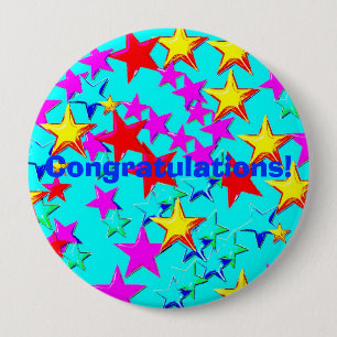 Gefeliciteerd Star Button
