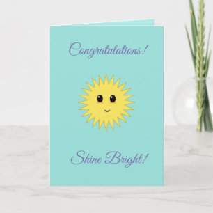 Gefeliciteerd, straal helder kaart