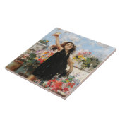 Gefeliciteerd Toast (door Vincenzo Irolli) Tegeltje (Zijkant)