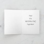 Gefeliciteerd Toast Kaart (Binnen)