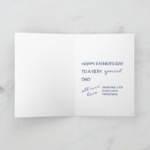 Gefeliciteerd Vaderdag Fotocollage Beste Papa Kaar Kaart (Binnen)