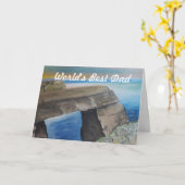 Gefeliciteerd Vaderdag kaart (Gele Bloem)