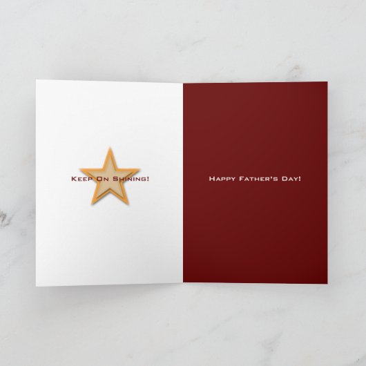 Gefeliciteerd Vaderdag Vouwkaart Kaart (Binnen)