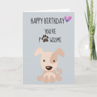Gefeliciteerd van de hond je bent Pawsome Poot