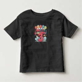 Gefeliciteerd verjaardag 3 cadeau voor  kinder shirts