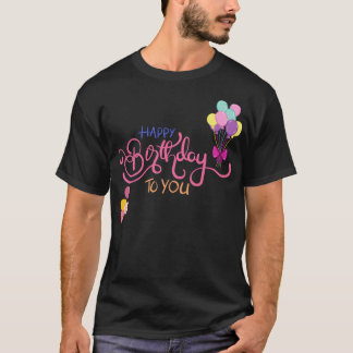 Gefeliciteerd Verjaardag Aan Jou Schattige Feestel T-shirt