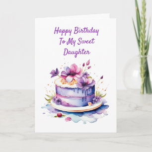 Gefeliciteerd verjaardag aan mijn lieve dochter ge kaart