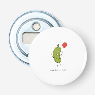 Gefeliciteerd Verjaardag Augurk, augurk Button Flesopener