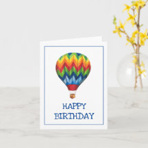 "Gefeliciteerd Verjaardag" Ballonverjaardagskaart