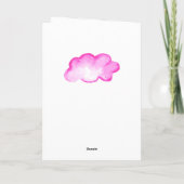 Gefeliciteerd verjaardag customizable name kaart (Achterkant)