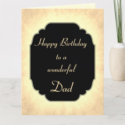 Gefeliciteerd verjaardag geweldige vader Groet Kaart (Voorkant)